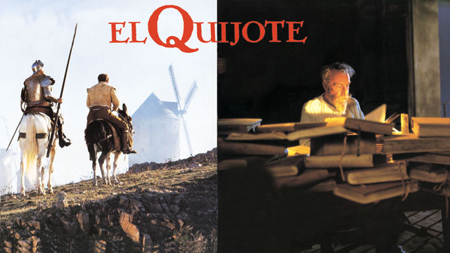 Don Quijote y Sancho Panza cabalgan por el cine